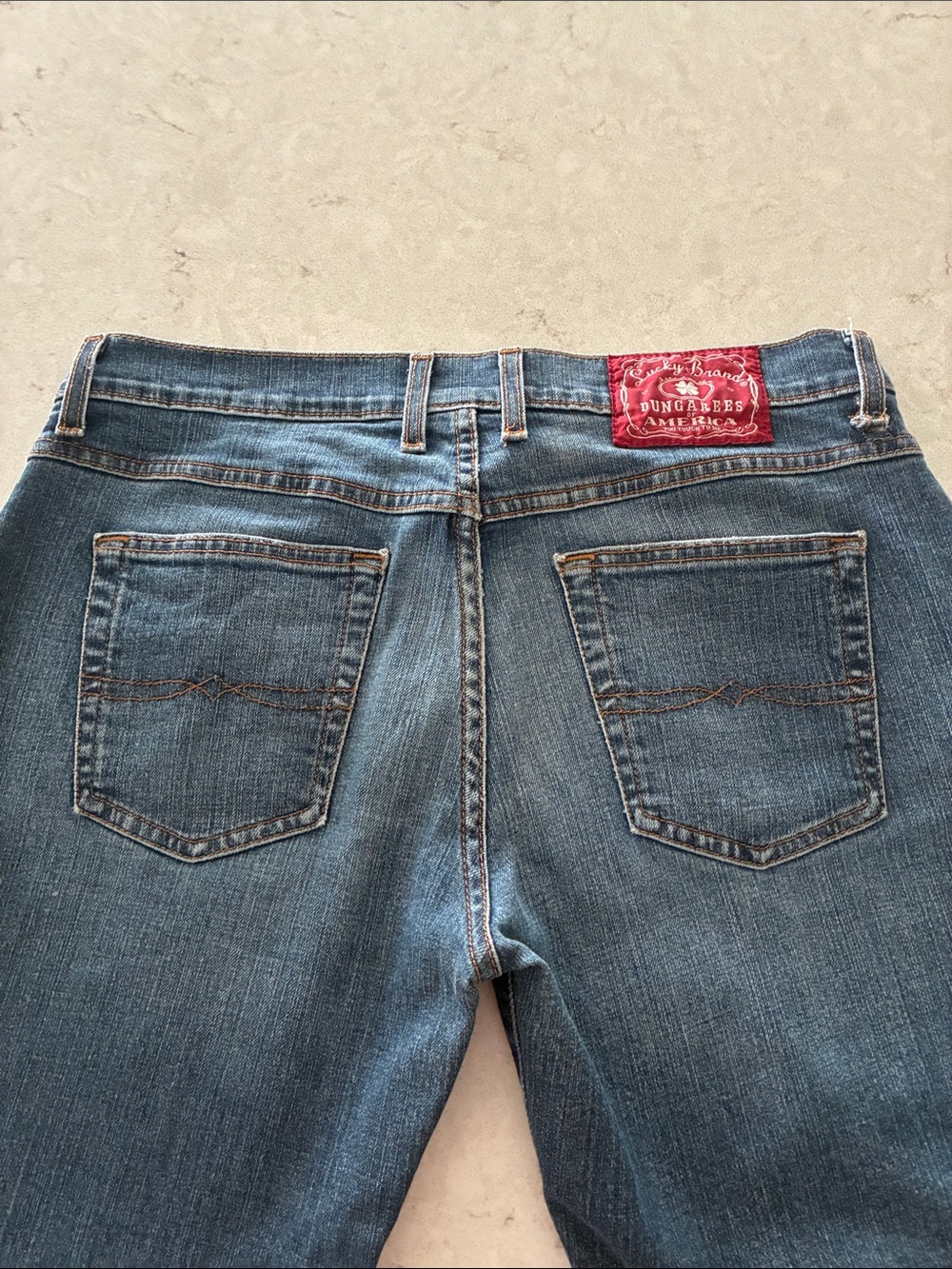 Lucky Brand Indigo Flare Wide-Leg Jeans - Picture 5 of 7